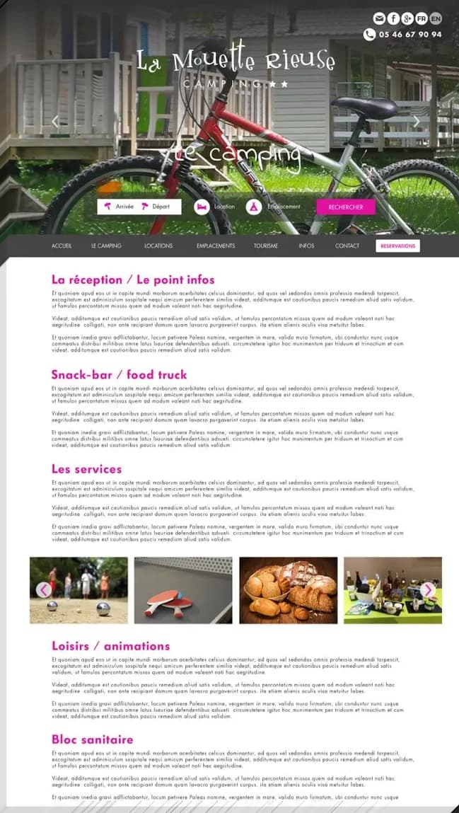 Camping La Mouette Rieuse