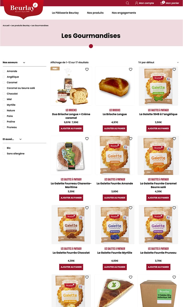 Page Produit
